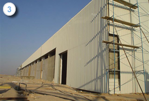 Modern building techniques, as required