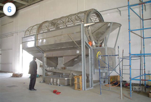 De-salting drum to reduce effluent TDS levels